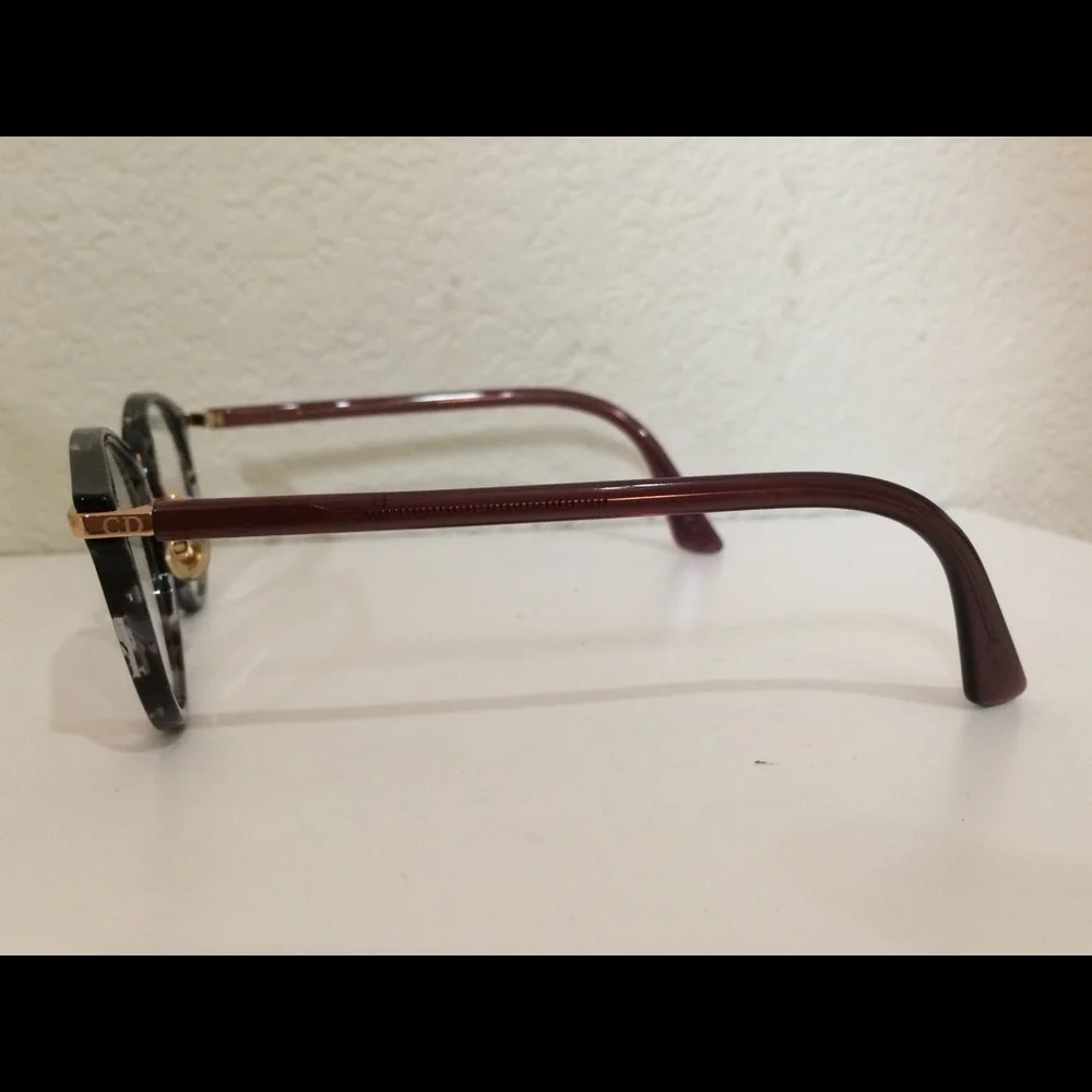 Christian Dior Round Tortoiseshell Glasses